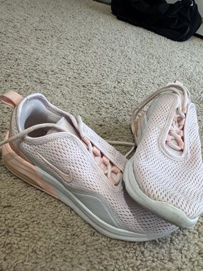 Nike Light Pink Mesh Running Sneakers